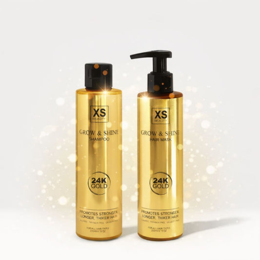 XS beauty комплект шампоан и маска против косопад за растеж на косата