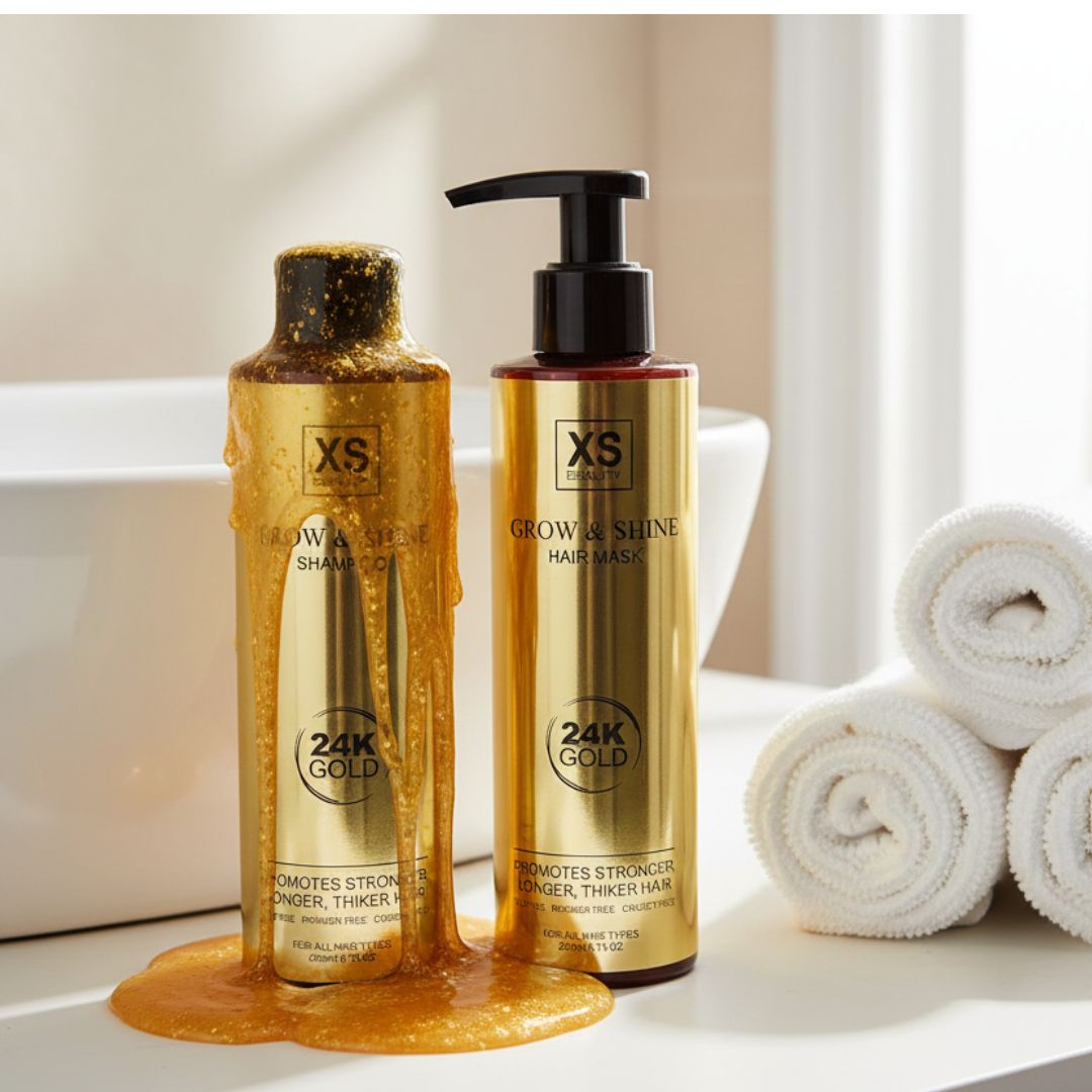 XS beauty комплект шампоан и маска против косопад за растеж на косата